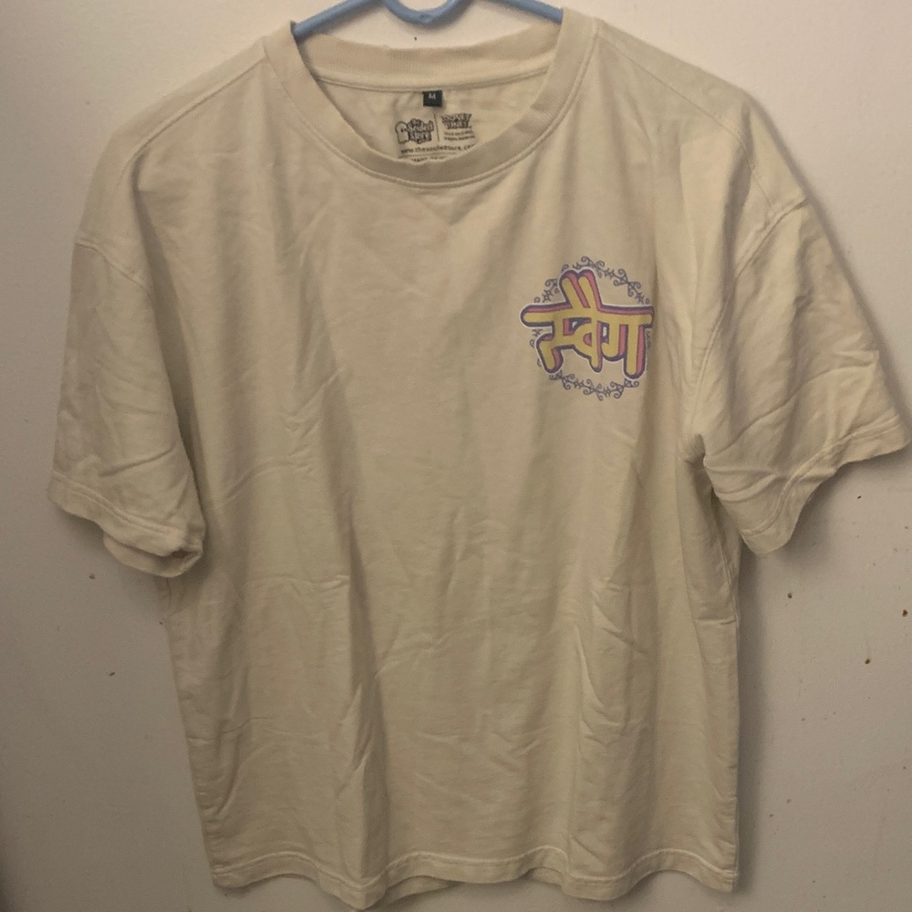Awesome Souled Store Looney Tunes 100% Heavy Cotton Cream Graphic T-Shirt SZ M-L